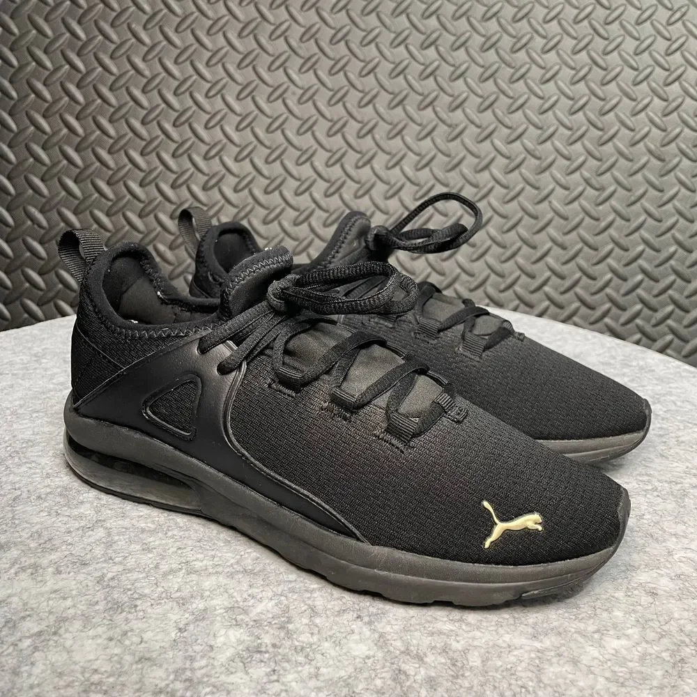 Puma Women's Electron 2.0 386260-01 Black Running Shoes Sneakers Size 5.5